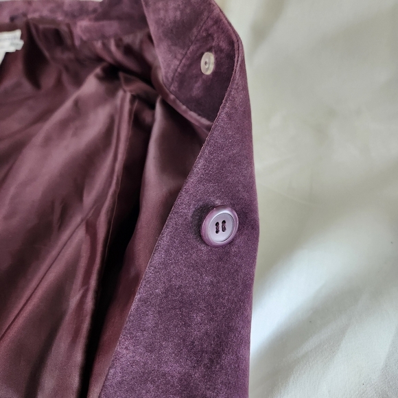 Pendleton Womens Purple Suede Leather Jacket Size S. - Picture 10 of 10